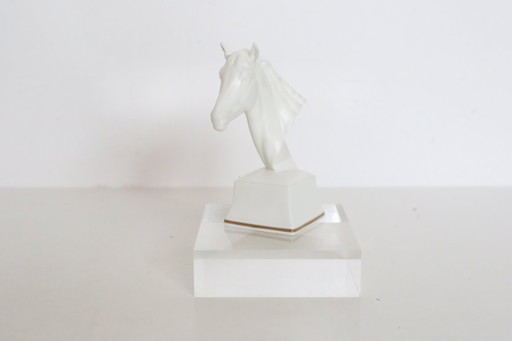 Atheon horse head figurine, Royal Worcester, porcelain