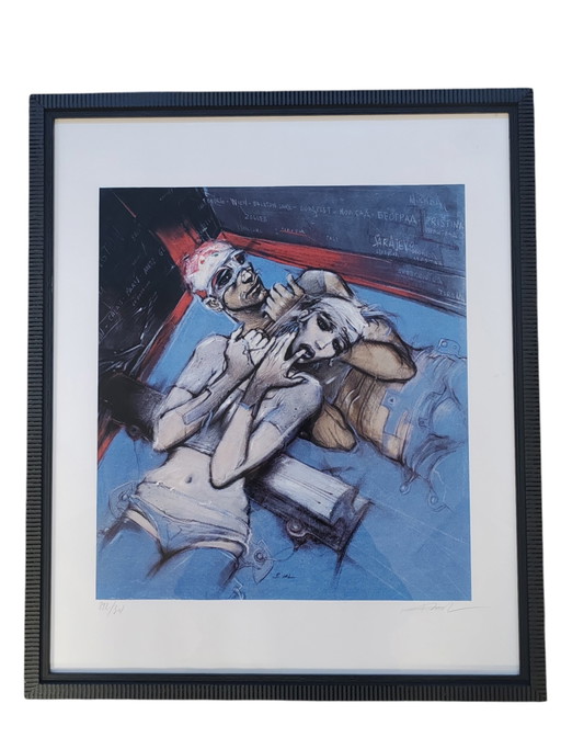Enki Bilal (Nacido en 1951) Litografía Christian Desbois Ediciones París.