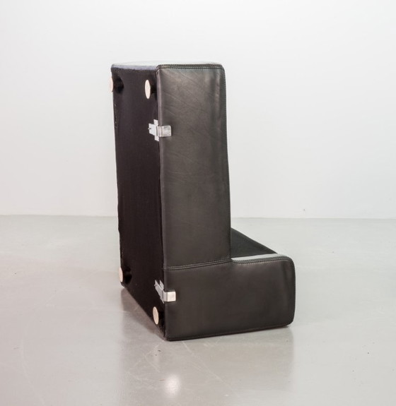 Canapé modulaire Jeep en cuir gris, années 1970, ensemble de 4 – Durlet, Canapés modulables, Leather (photo 29 of 38)