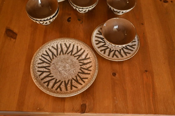 Image 1 of Hans Welling - Serie Aegina - Ceramica vintage della Germania Ovest Ceramano - Fatta a mano