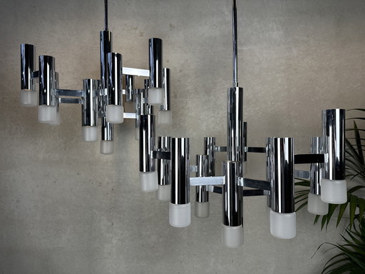 Vintage design ‘hexagon’ kroonluchter - Boulanger