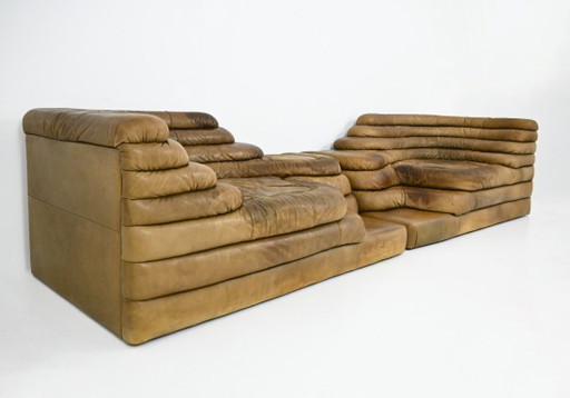 DS-1025 Terrazza Sofa By Ubald Klug For De Sede, 1970s – modulaire banken, Leather (photo 2 of 11)