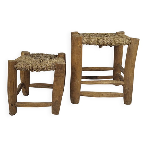 Tabouret gigogne brutaliste