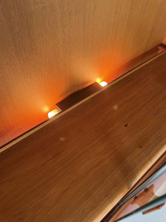 Image 1 of Vintage teak display cabinet, Dyrlund '80