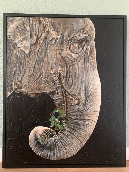 Cool painting of an elephant