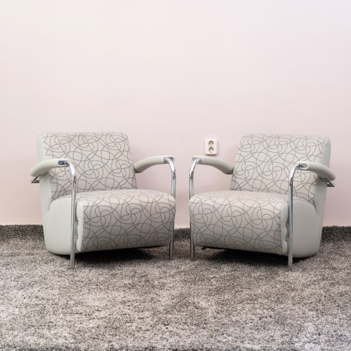 2x Leolux Scylla Sessel