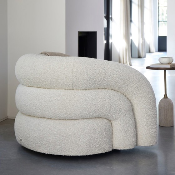 Riviera Maison Sessel Vittorio Swivel, Nature White – Textile (photo 6 of 24)