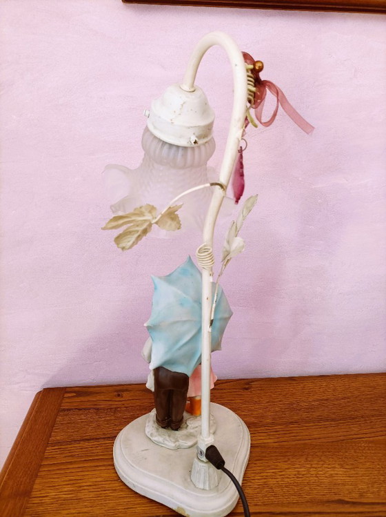 Image 1 of Tulip table lamp with figures
