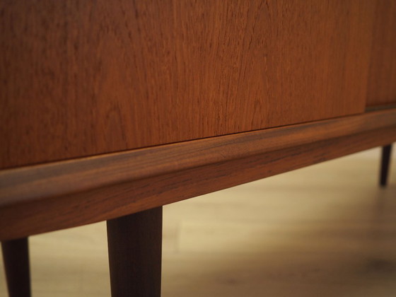 Deens teakhouten highboard met barkast en schuifdeuren, jaren 60 – Dressoirs, Wood (photo 11 of 16)