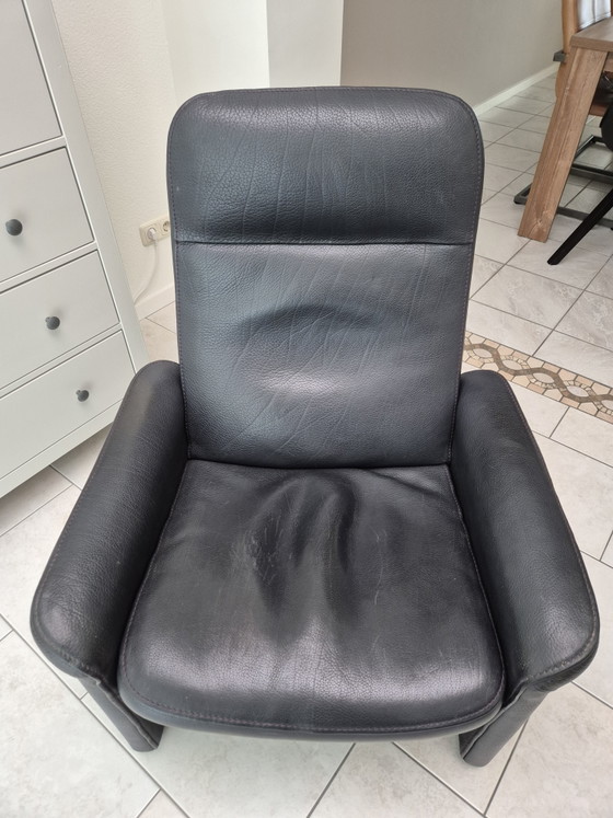 Poltrone relax in pelle nera De Sede – Leather (photo 2 of 6)