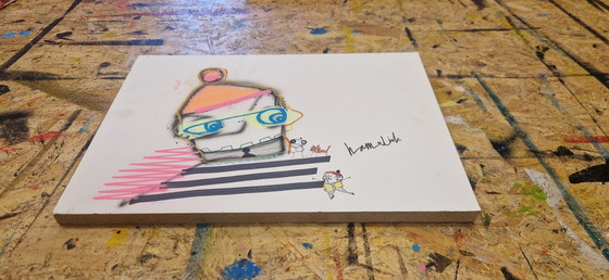 Image 1 of Original drawing Hamelink : We see you hear.