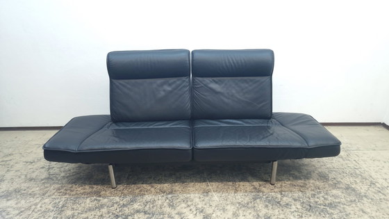 Image 1 of Sofá de diseño De Sede ds 450, sofá de cuero, sofá negro funcional.
