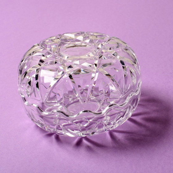 Image 1 of Porta caramelle in cristallo al piombo di metà secolo: bomboniera Courtenay Royal Rock