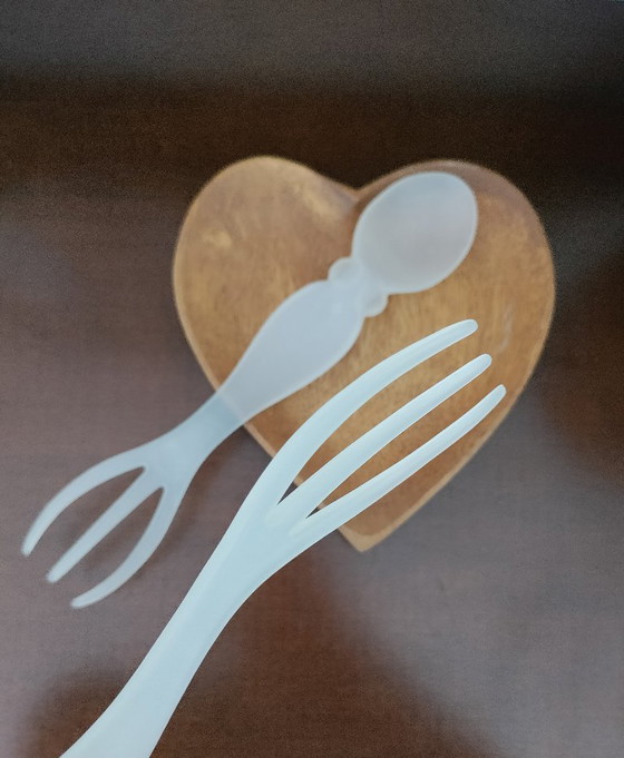 Image 1 of Luca Trazzi salad cutlery for Viceversa Design