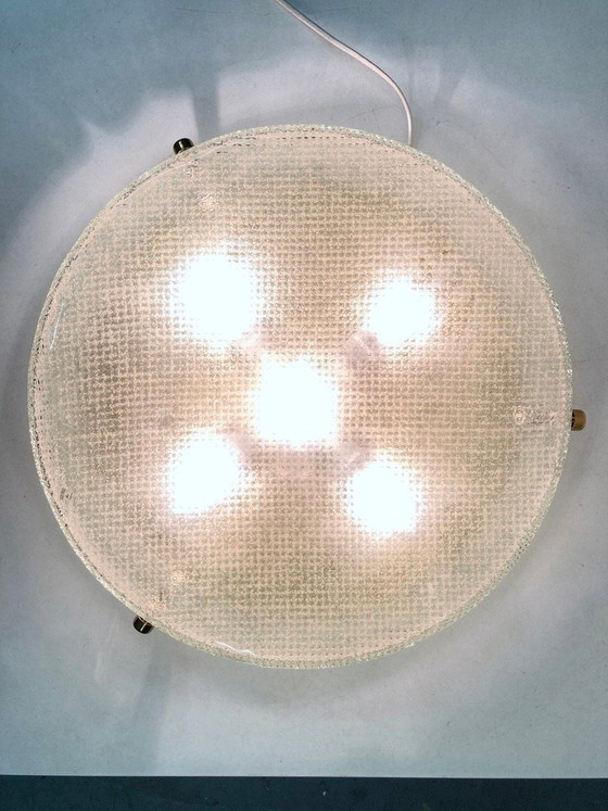 Image 1 of XXL plafondlamp uit de jaren 70/80, VM Vetri Murano