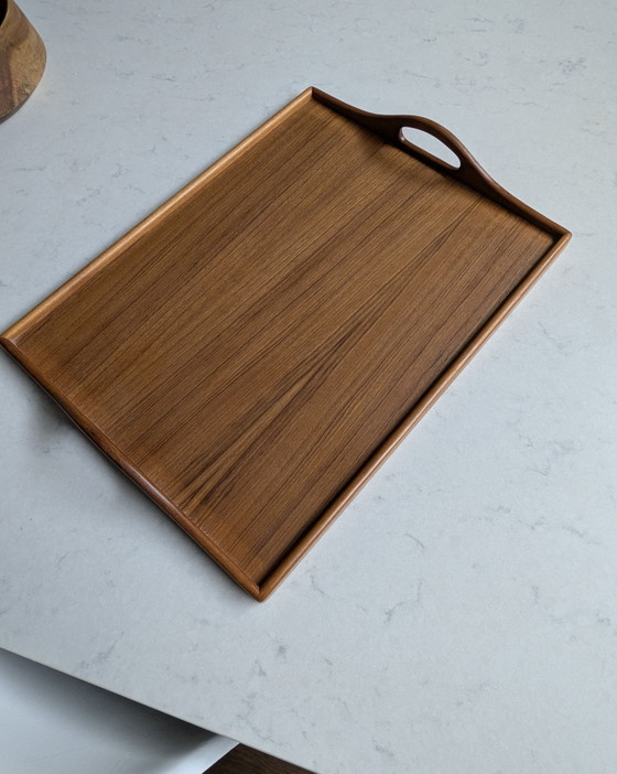 Vassoio da portata in teak danese vintage Nesting tray – Accessori da tavola, Legno (photo 5 of 5)