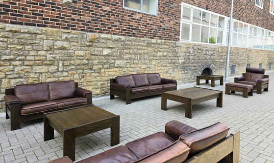 Image 1 of Leolux Vintage 60s 70s Benches Sofa Sofa Set Couch Set Armchair Seating Group Mid Century