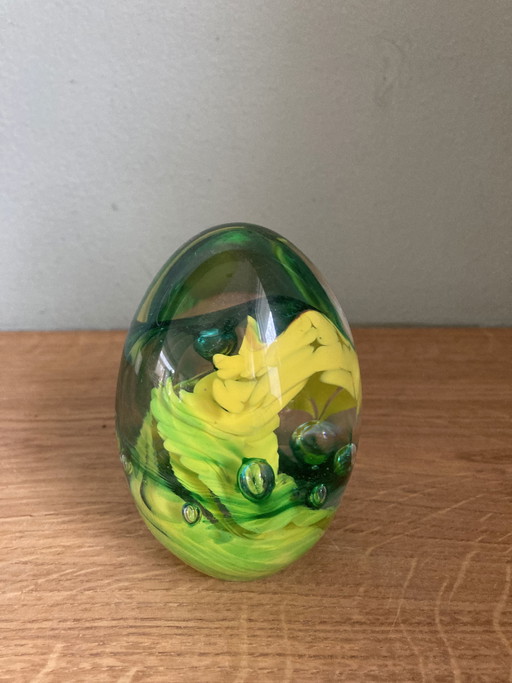 Verrerie Leerdam glass egg