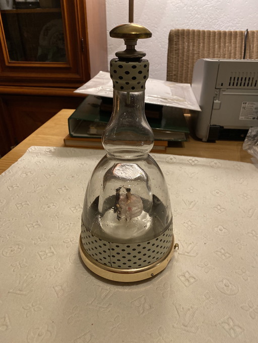 Spieluhr tanzendes Hochzeitspaar 70er Jahre 