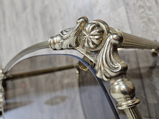 Messing Bijzettafel, Frankrijk, jaren 50 – Glass, Brass (photo 6 of 12)