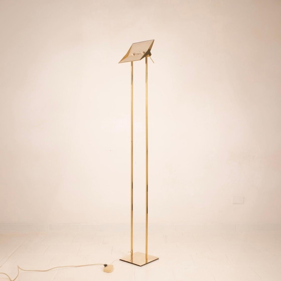 Marco Zotta Lampada da terra modernista italiana in ottone dimmerabile 1970 – Lampade da terra (photo 13 of 20)