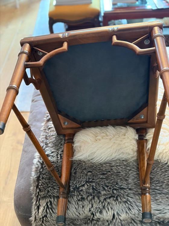 Image 1 of 4 sedie da pranzo vintage in finto bambù, anni '60