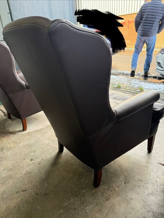 Image 1 of Leather armchairs 2x