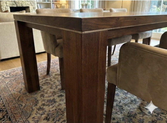 Image 1 of Table à manger Kees Verhouden en noyer 240x100x76