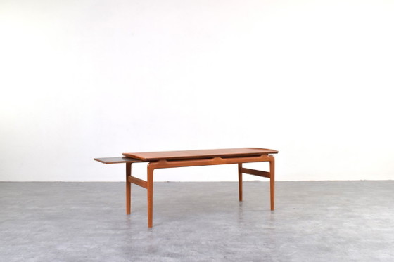 Table Basse Modèle 640 en Teck par Peter Hvidt & Orla Mølgaard-Nielsen pour France & Søn / France & (photo 3 of 12)