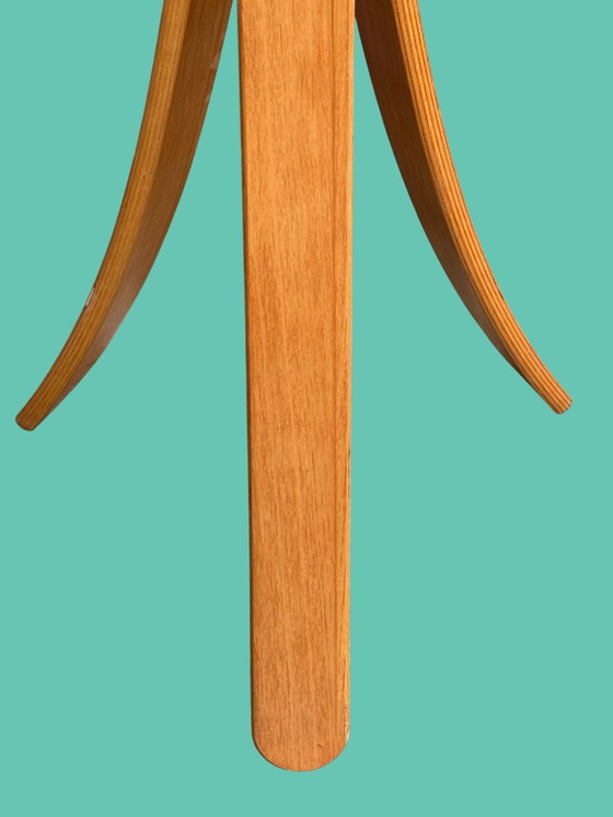 Image 1 of Italian design coat rack | 1970s | Sculptural multi-layered oak | Giancarlo Piretti style