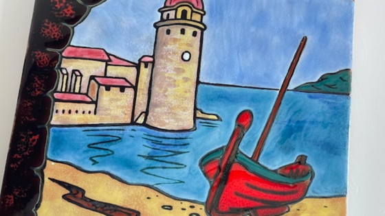 Image 1 of Decorazione murale in ceramica vintage