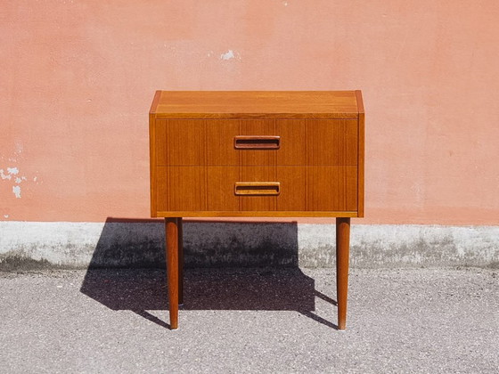 Deense vintage teakhouten ladekast uit de jaren 60 – Ladekasten, Wood (photo 3 of 12)