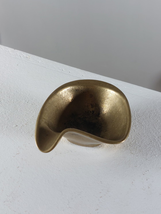 Image 1 of Vintage Mid Century Brass Ashtray