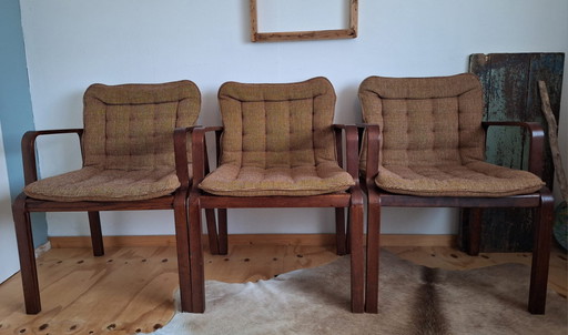 Set di 3 bellissime sedie svedesi Kinnarps