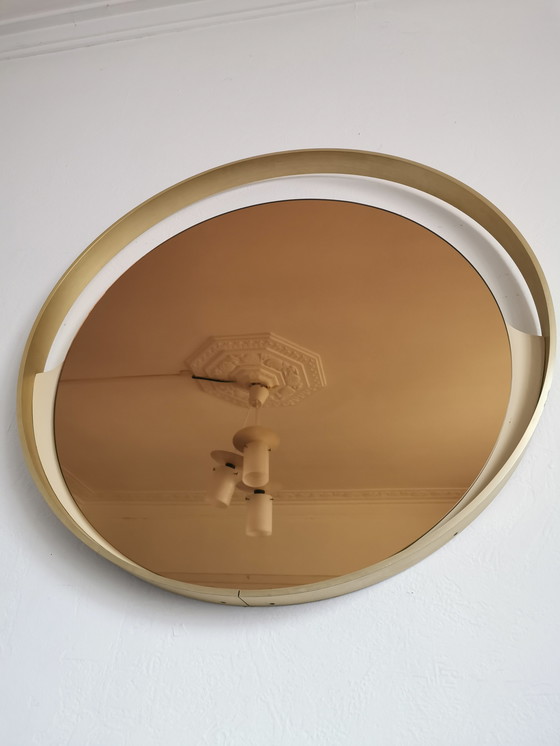 Image 1 of Grande specchio dorato vintage