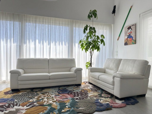Chateau d’Ax Sofas in Genuine Leather – Chateau D'ax, 2 zitsbanken