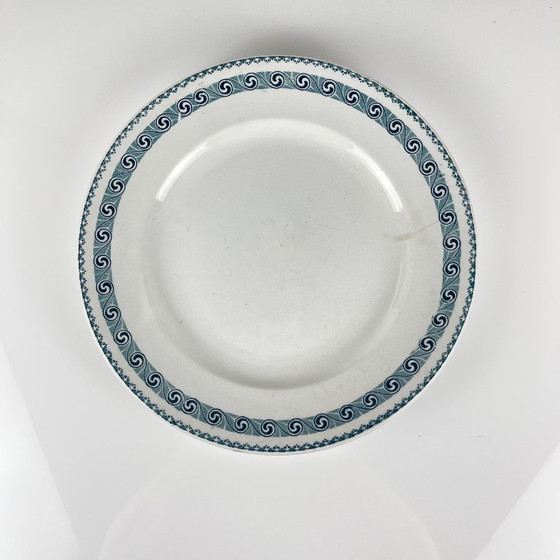 Image 1 of Piatto grande rotondo "Rachel" Moulins des loups & Hamage, terra di ferro