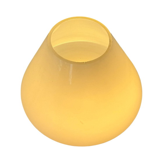 Image 1 of Massiv, Belgien - Glaspilzlampe XL - 1980er Jahre - Weiß, mattes Glas