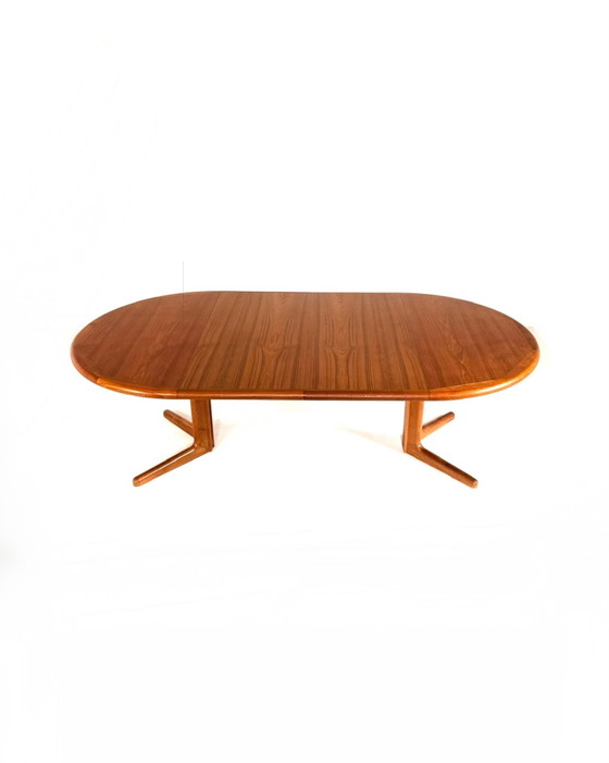 Vintage XL Extendable Danish Dining table, Korup Stølefabrik ‘70s – Wood, Metal (photo 5 of 15)