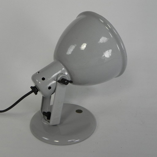 Philips Helioflux desk lamp, grey enamelled, 1950s