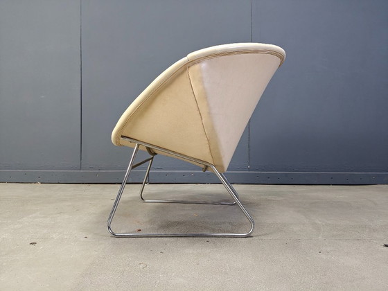 Image 1 of Sedia vintage Cocco di Rudolf Wolf per Rohé Nordwolde, anni '60