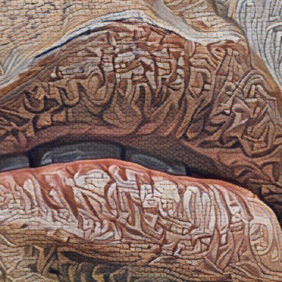 Image 1 of Quiet Grief - 2024 - Heritage Fresco Style - Hahnemuehle on Dibond - 100 x 75 cm