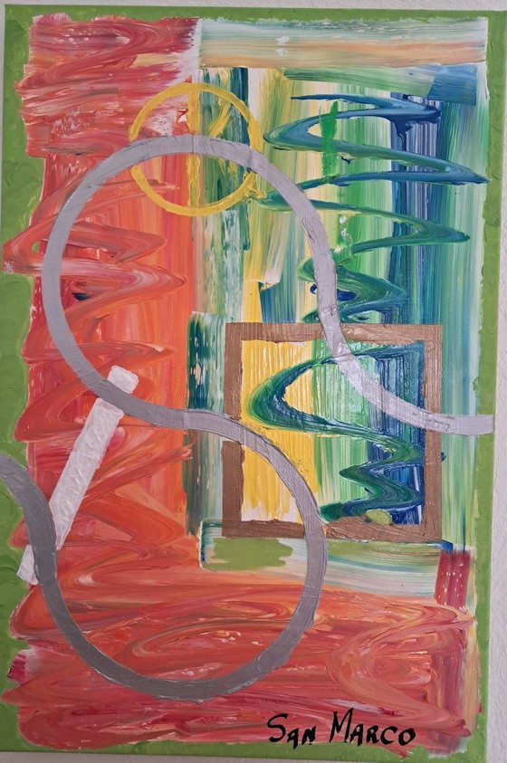 Image 1 of Enzo SAN MARCO - Utopia - Artist's Painting