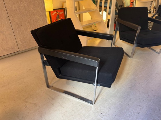 Image 1 of 2 x 1930s modernist armchairs