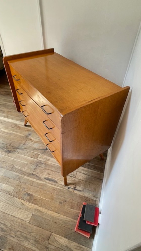 Vintage ladekast met kompasvormige poten – Ladekasten, Wood (photo 20 of 42)