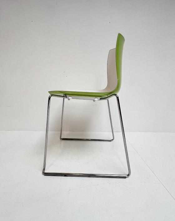 Image 1 of Set of 4 Katifa design chairs by Arper, after 2000