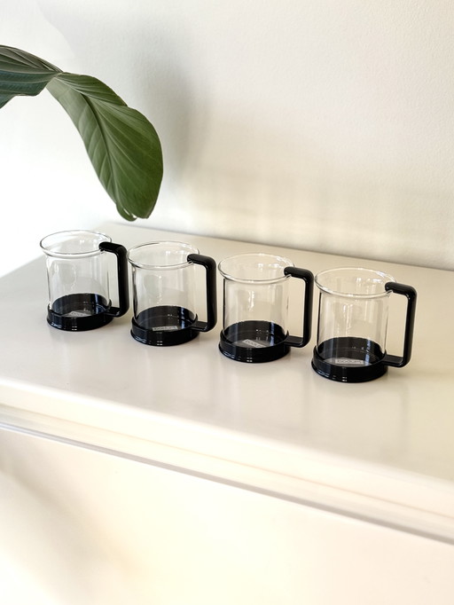Set of Vintage Bodum "Brazil" Glasses Designed by Carsten Jørgensen