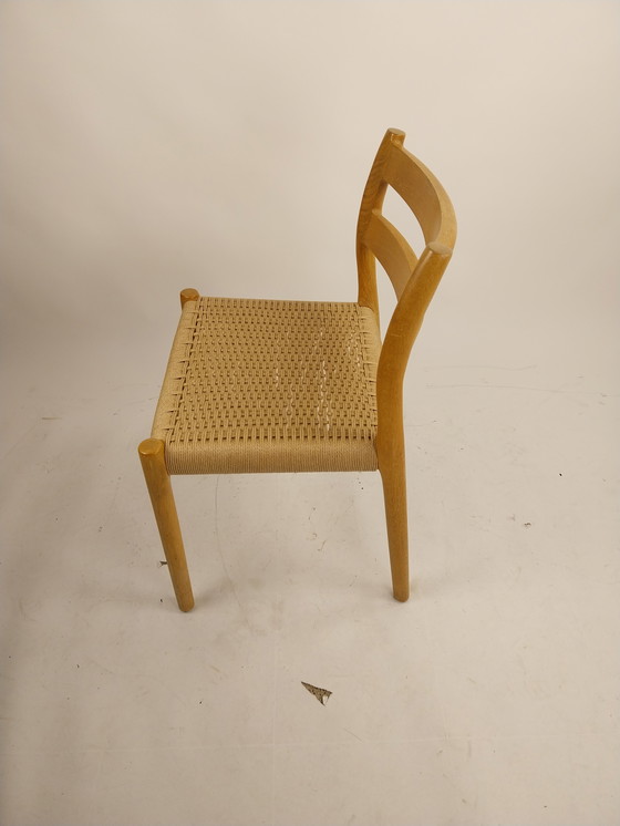 Image 1 of 1 set van 4 Niels Otto Möller stoelen model 84 1960's