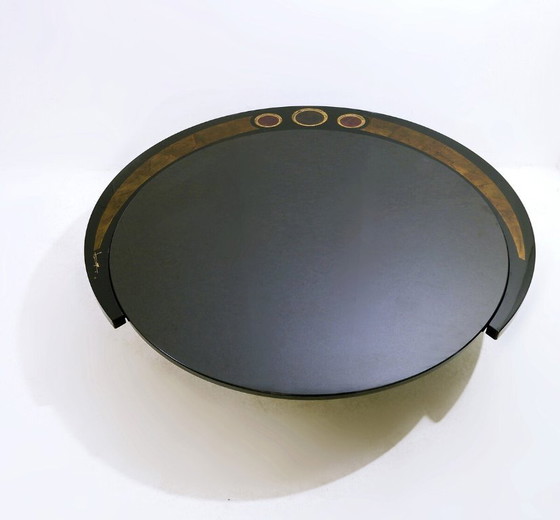 Image 1 of Großer Antonio Lupi Couchtisch 1/1, schwarze Granitplatte – Italien