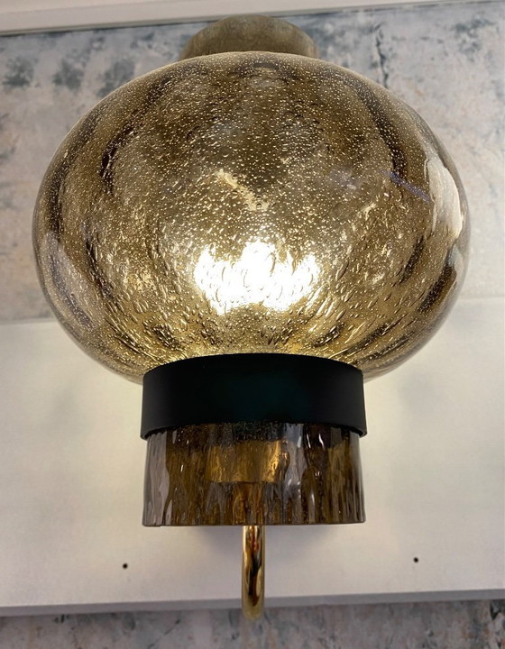 Image 1 of 2 lampade da parete vintage Glashutte Limburg lamp